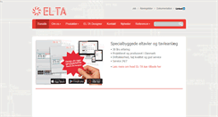 Desktop Screenshot of el-ta.dk